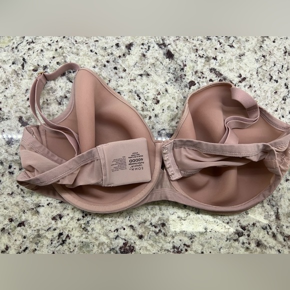 Like New Soma Lightest Lift Perfect Coverage Bra 40DDD Adobe Rose - Picture 5 of 8